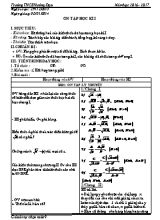 Giáo án tự chọn Toán 9 - Năm học 2016-2017 - Trường THCS Hướng Đạo